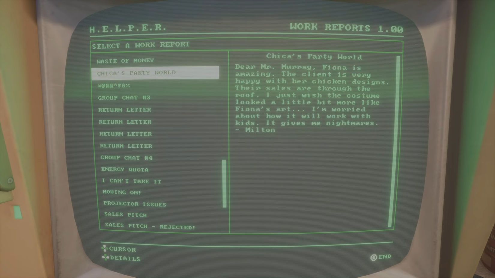 FNAF_Secret of the Mimic_Chica Party World