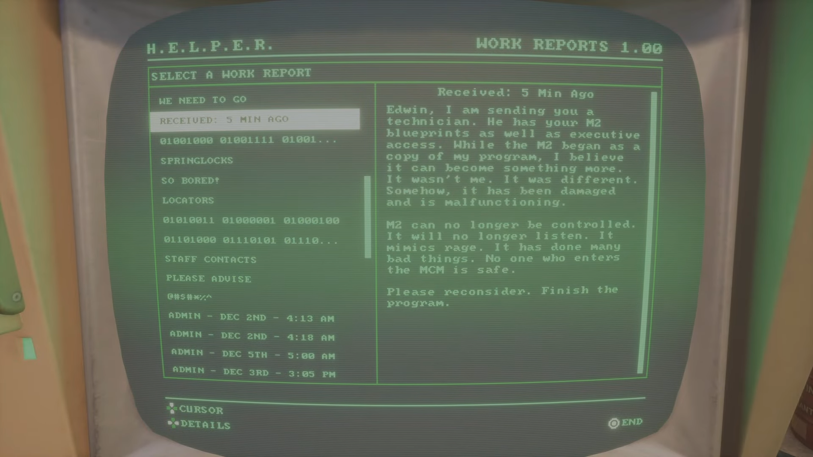 FNAF_Secret of the Mimic_Final Message