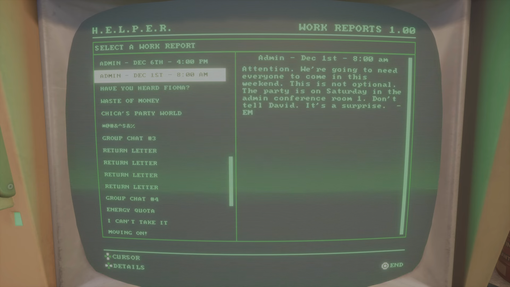 FNAF_Secret of the Mimic_Mandatory Party