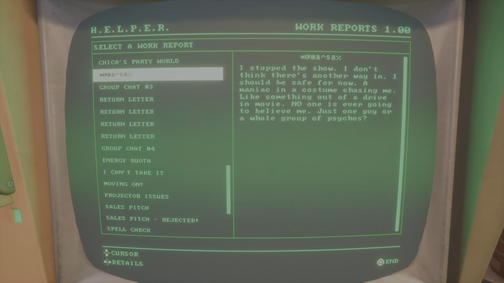 FNAF_Secret of the Mimic_Stopped the Show