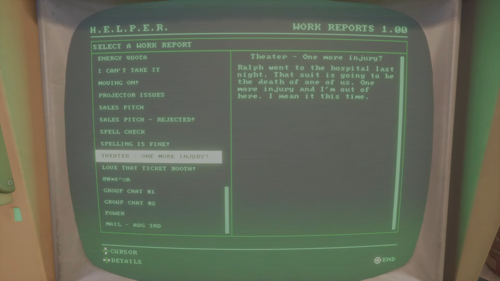 FNAF_Secret of the Mimic_Theater Injury