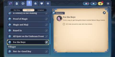 For the Boyz quest in Palia