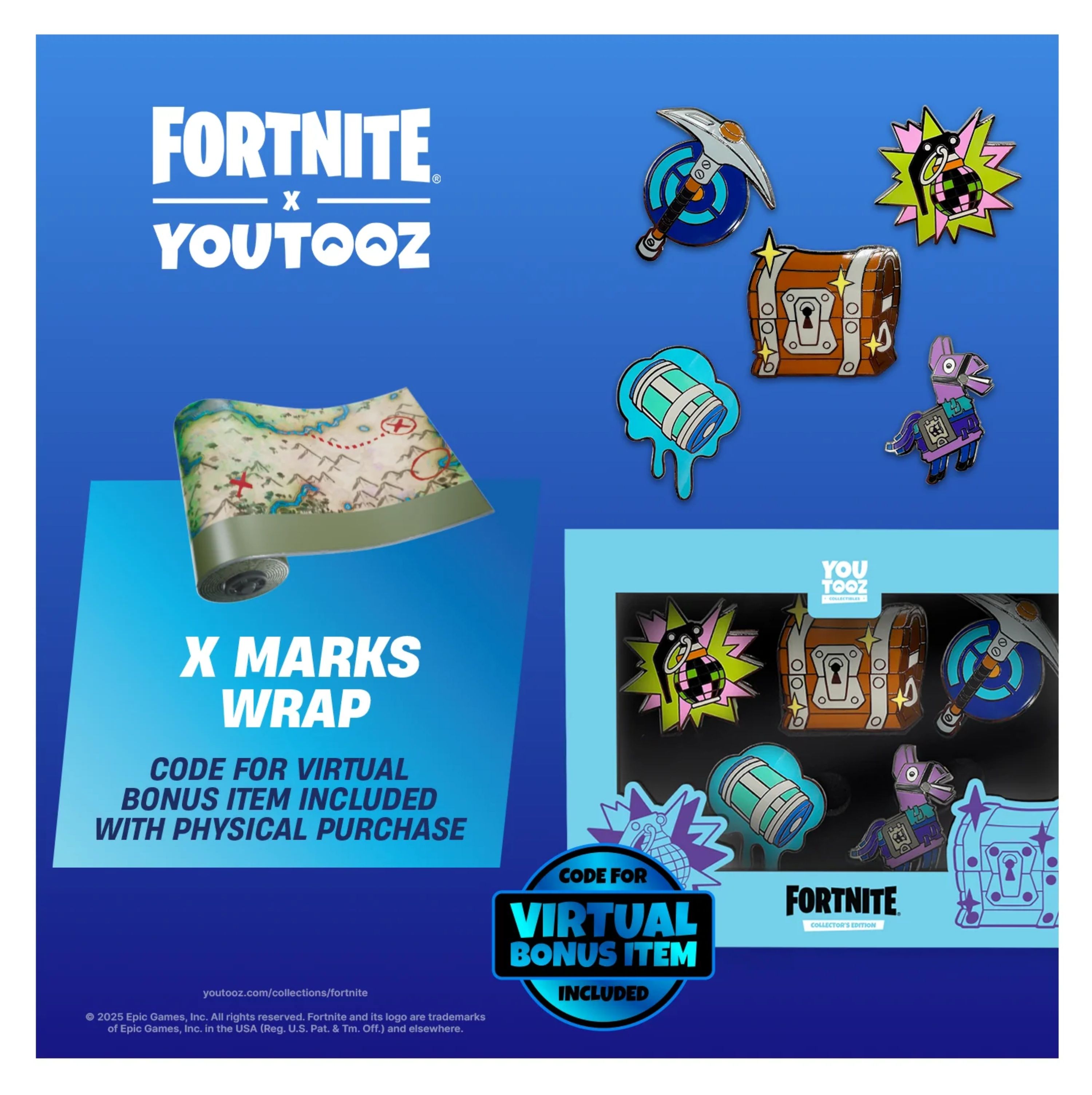 fortnite pin set YouTooz