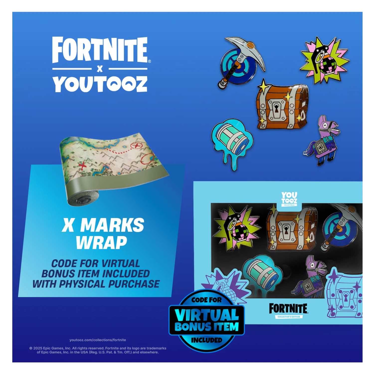 fortnite pin set YouTooz