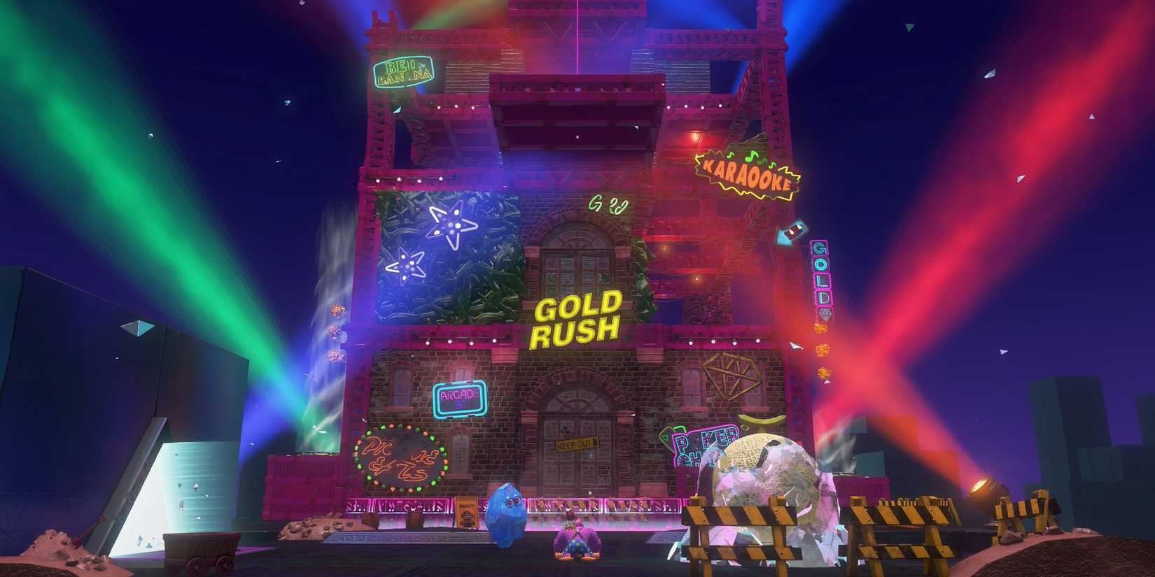 Freestyle Bananzas City Smash’s building in Donkey Kong Bananza