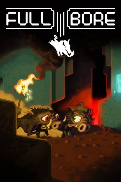 Full Bore video game cover art tag