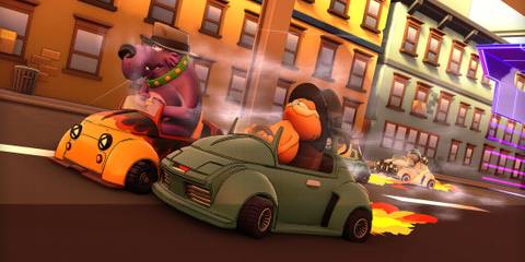 garfield 2 kart racer