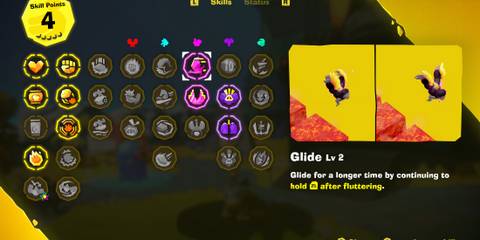 Glide skill in Donkey Kong Bananza