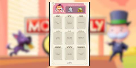 go fair sticker set summer escape monopoly go