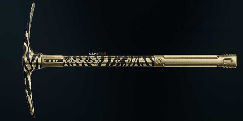 Gold Tiger Pickaxe in Black Ops 6