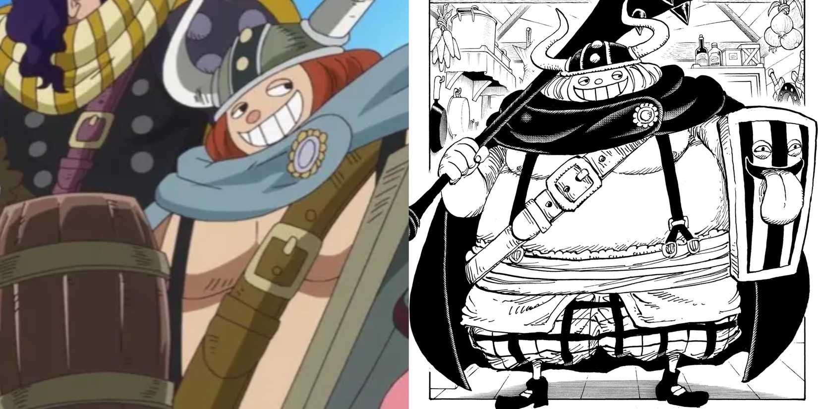Goldberg in One Piece manga and anime