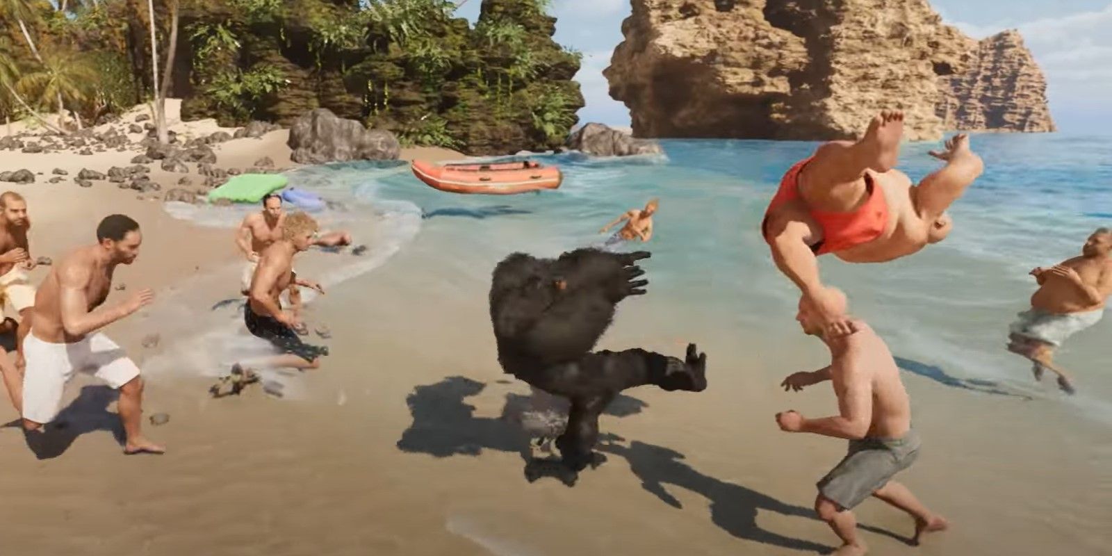 Gorilla Vs 100 Men - trailer screenshot