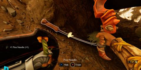 Grabbing Pine Needles Grounded 2