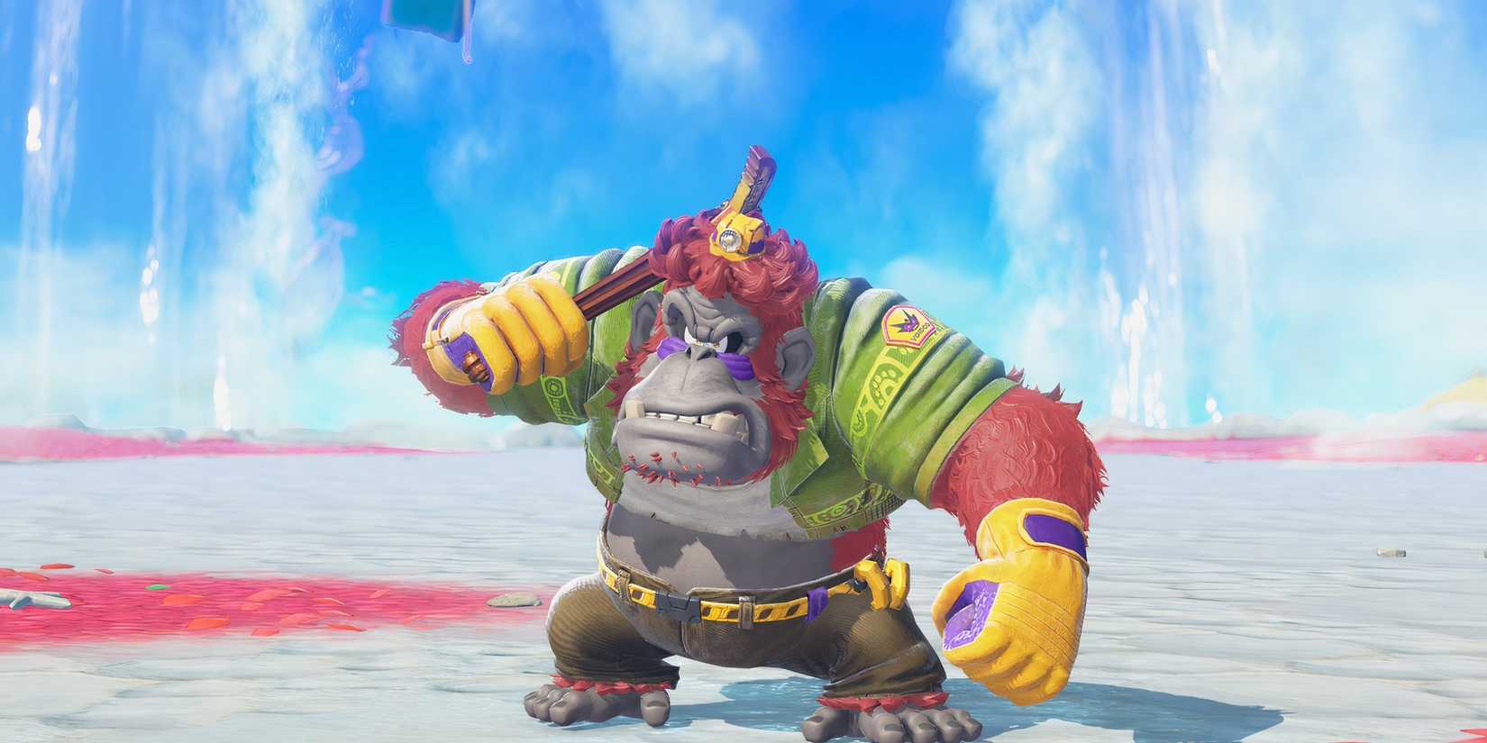 Grumpy Kong in Donkey Kong Bananza