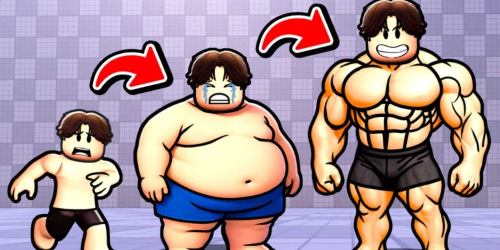 Gym Training characters