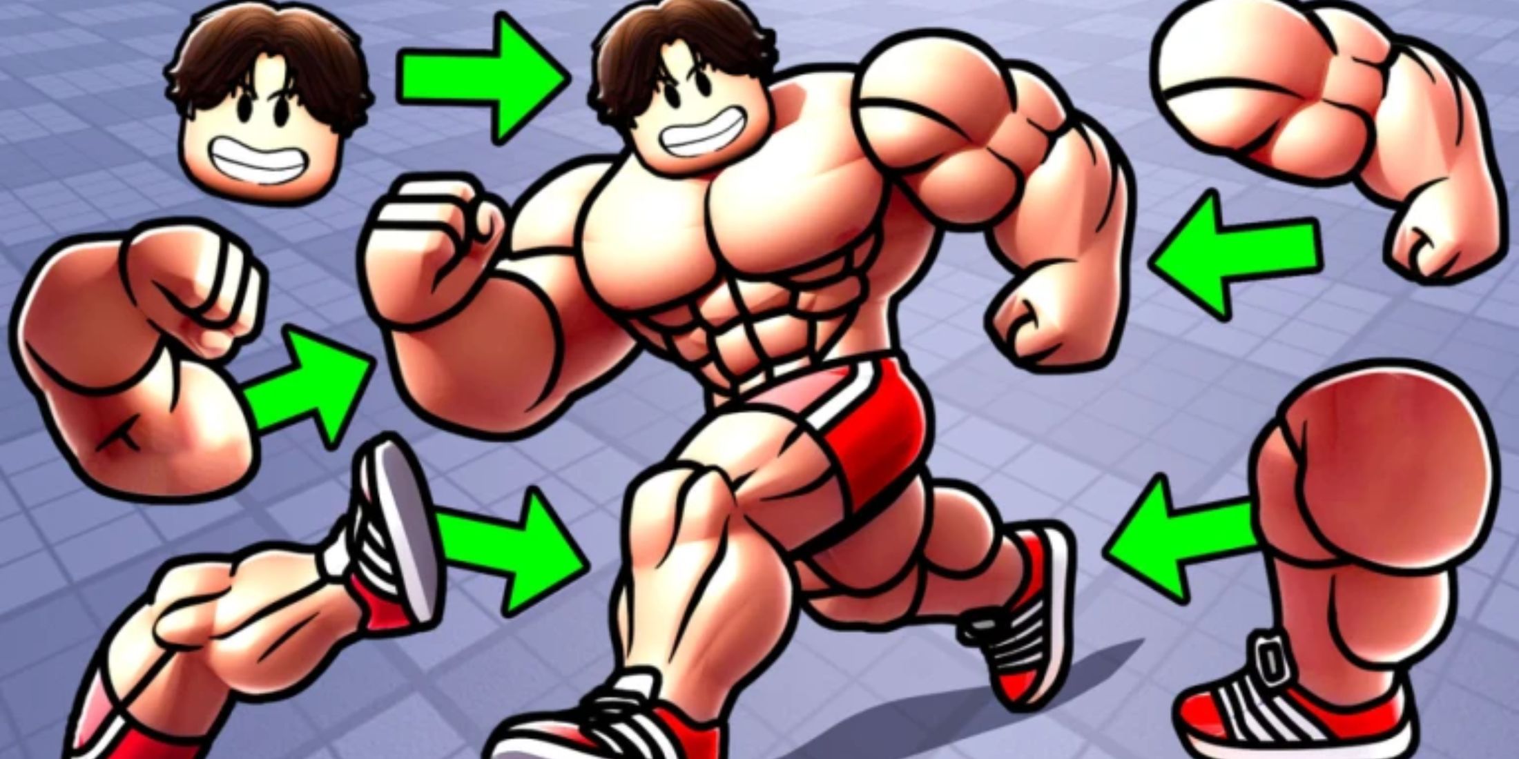 Gym training character