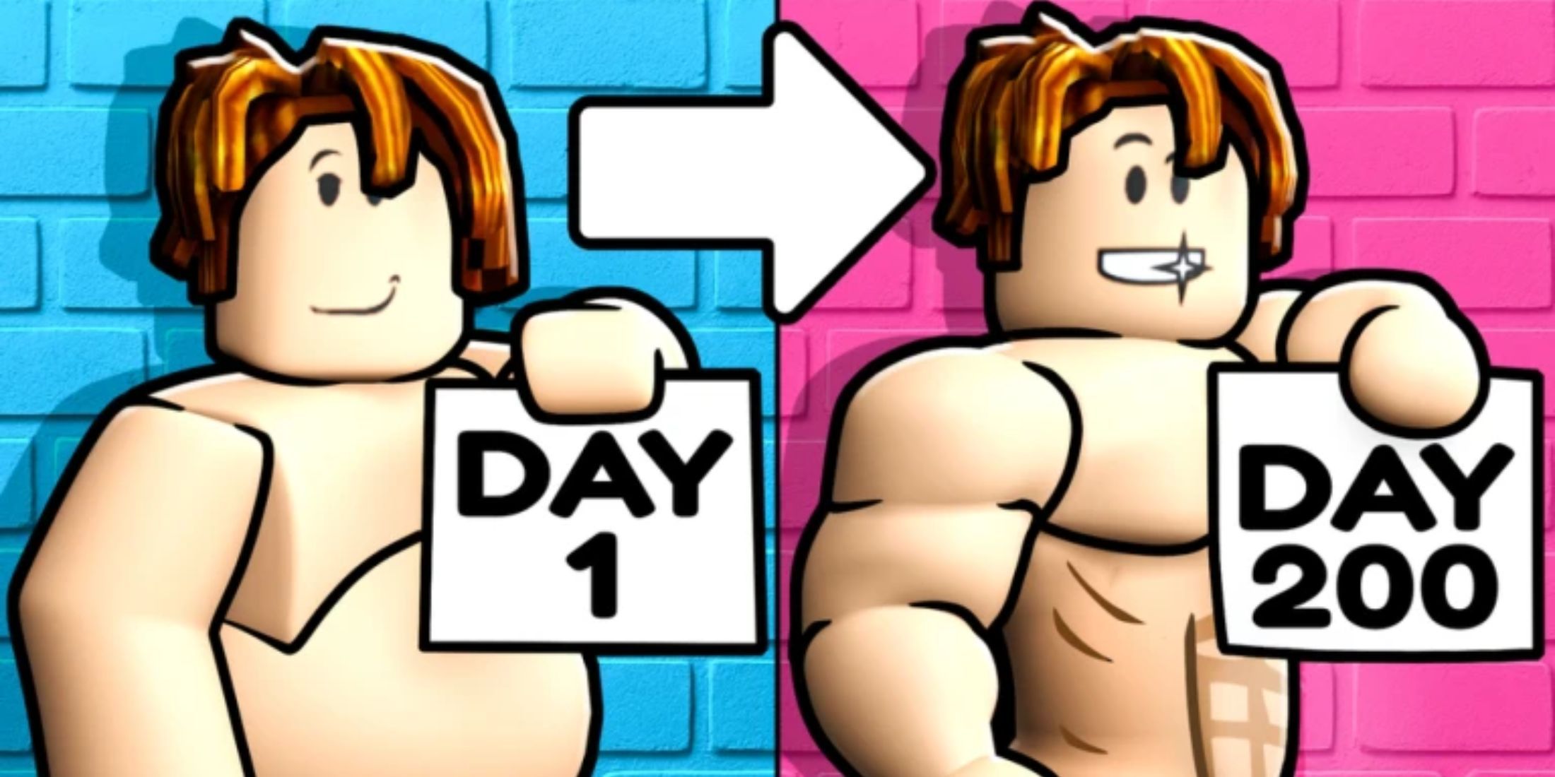 Training characters in the gym