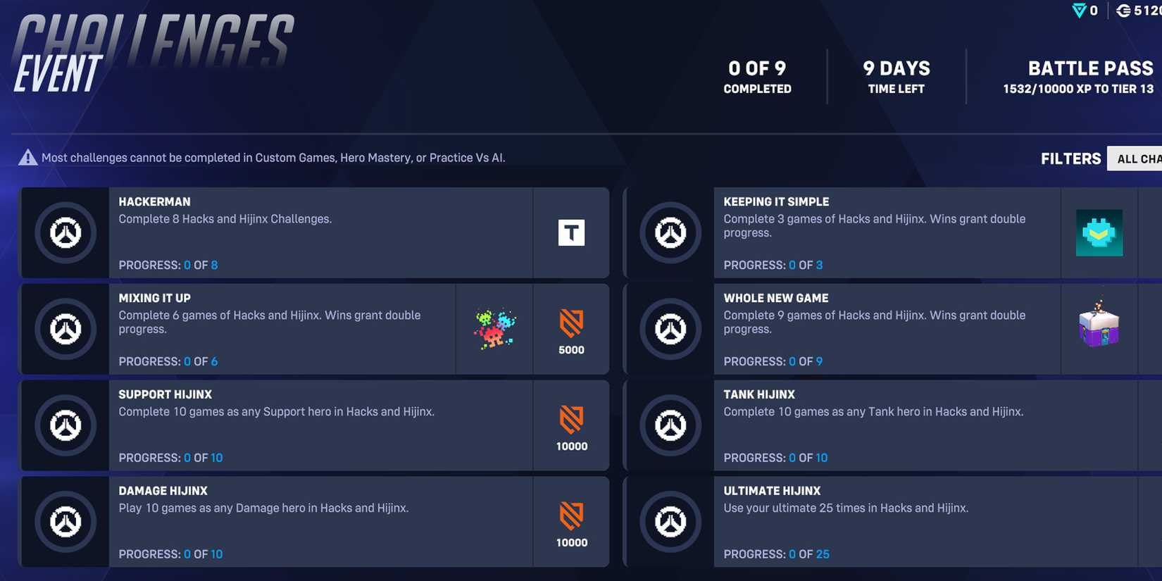 hacks and hijinks challenges