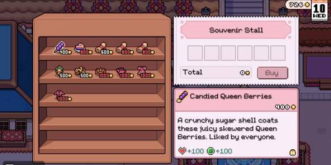 Harvest Festival Souvenir Stall in Fields of Mistria