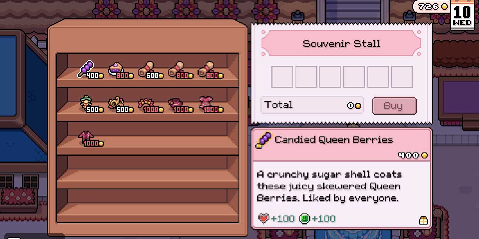 Harvest Festival Souvenir Stall in Fields of Mistria