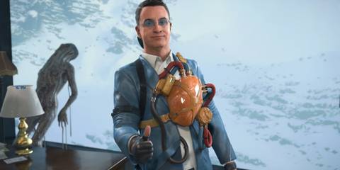 Heartman in Death Stranding 2 On the Beach