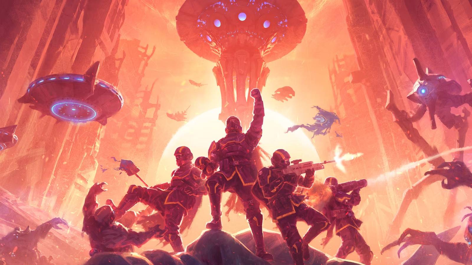 Helldivers 2 Haert of Democracy Key Art