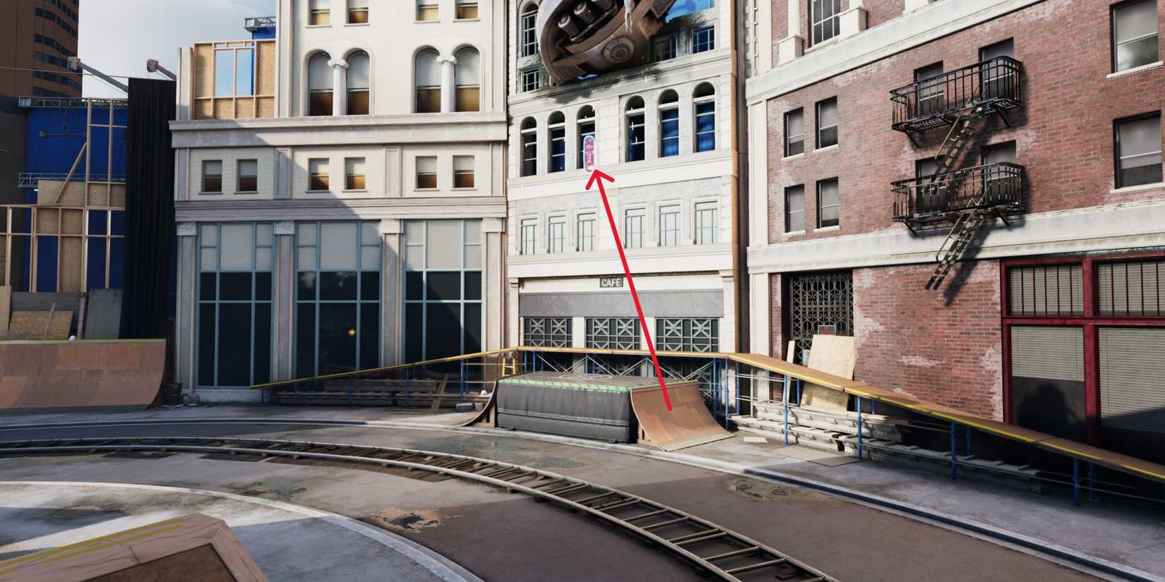 hidden deck in movie studio