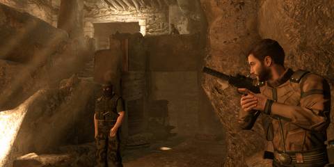 Hiding behind a corner in Alpha Protocol