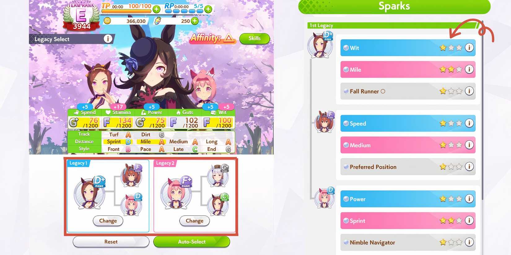 how sparks works in umamusume pretty derby