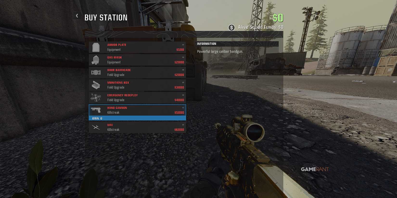 how to get a Hand Cannon in Havoc Royale in Warzone