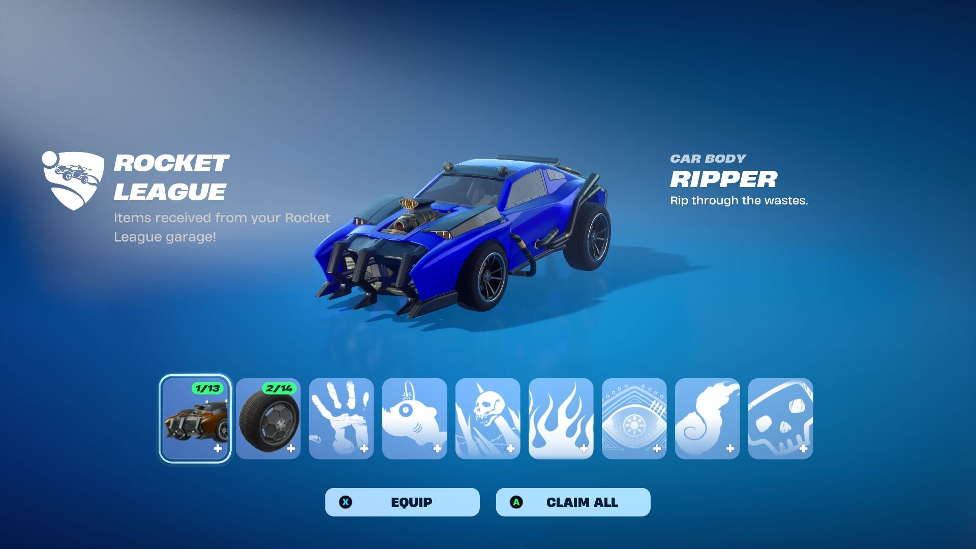 how to get ripper car in fortnite