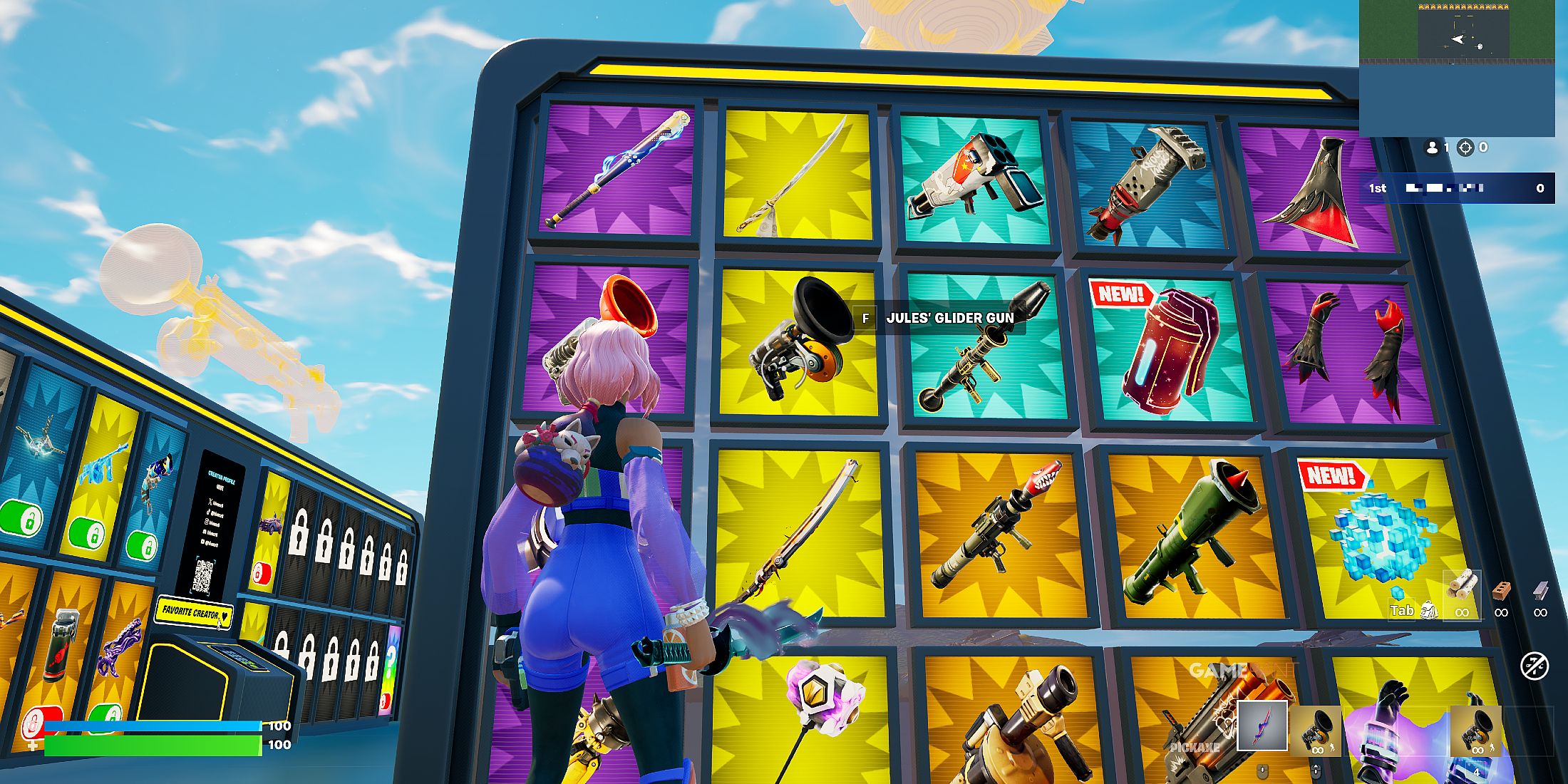 How to Get the Galaxy Grappler in 1v1 with Every Gun