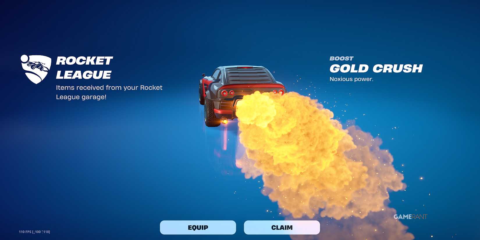 how to get the Gold Crush Boost in Fortnite