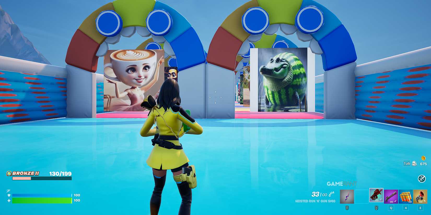 how to get Tung Tung Sahur in 1v1 FFA - All Guns & Rides in Fortnite - 3 