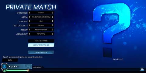How to Play a Private Match with Custom Mutators in Rocket League - 3
