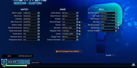How to Play a Private Match with Custom Mutators in Rocket League - 4