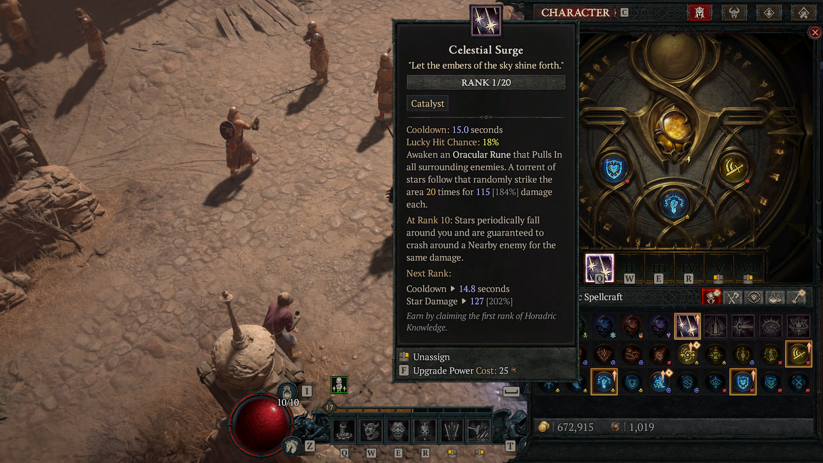 Diablo 4 Celestial Surge Horadric Spell