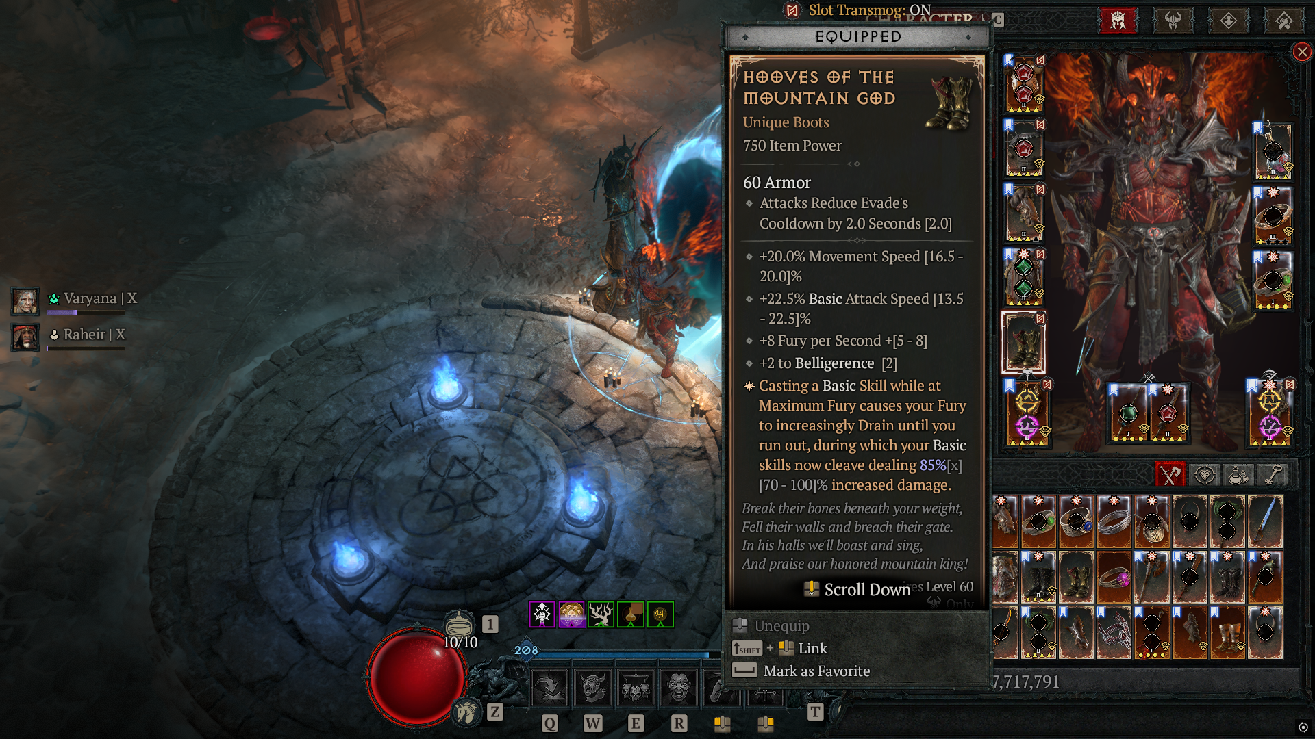 Diablo 4 Hooves of the Mountain God Bash Build