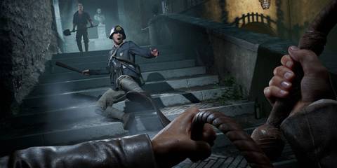 Indy fighting some enemies in a building - Indiana Jones And The Great Circle