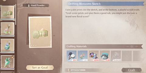 infinity-nikki-drifting-blossoms-fragrance-sketch