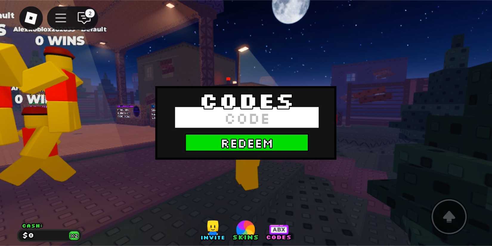 Inhuman the codes tab