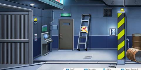 Investigating a crime scene in Phoenix Wright Ace Attorney Trilogy