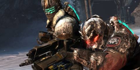 Isaac Clarke and John Carver in Dead Space 3.