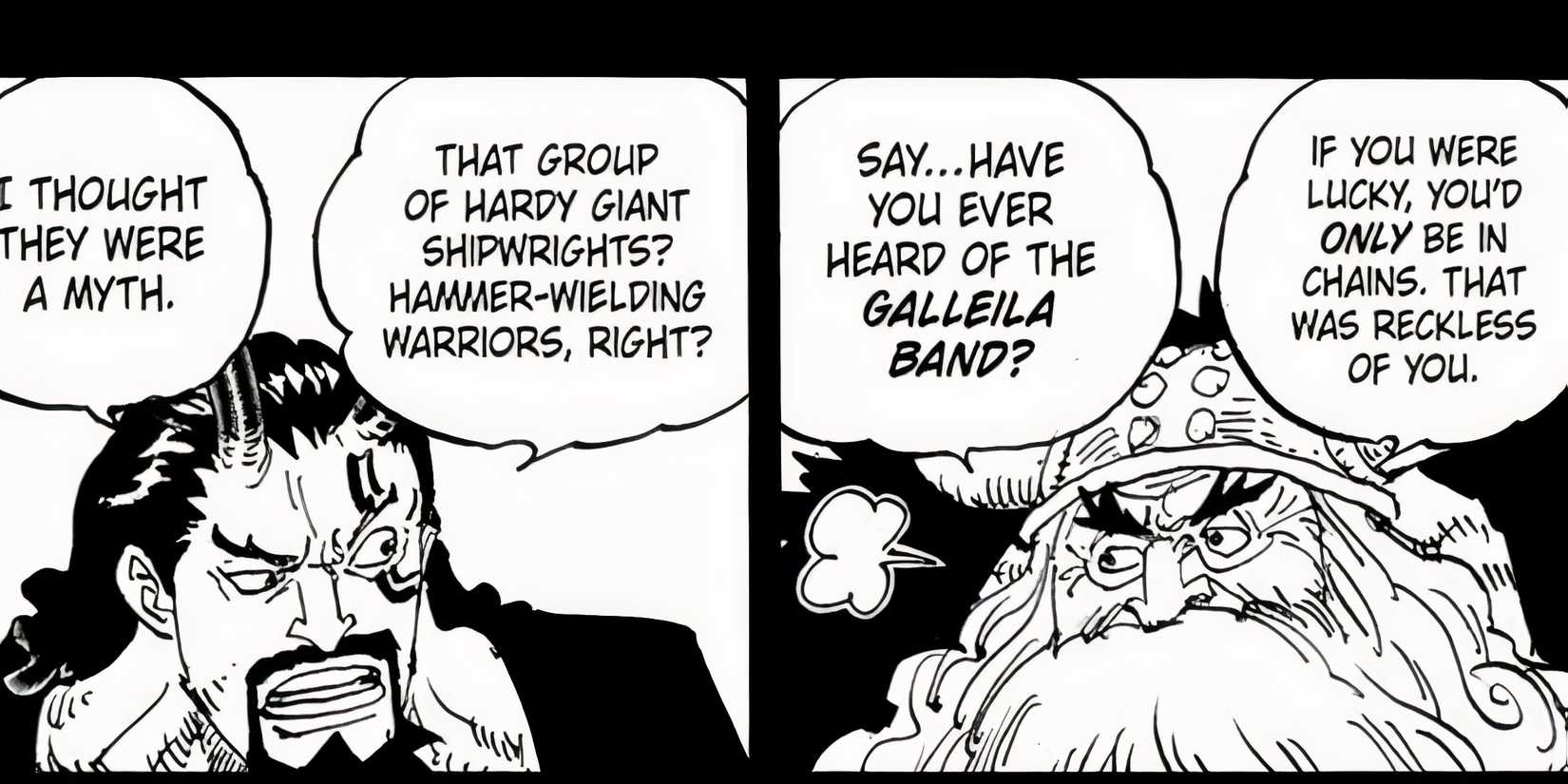 jarul harald galleila one piece capítulo 1155 scans brutos