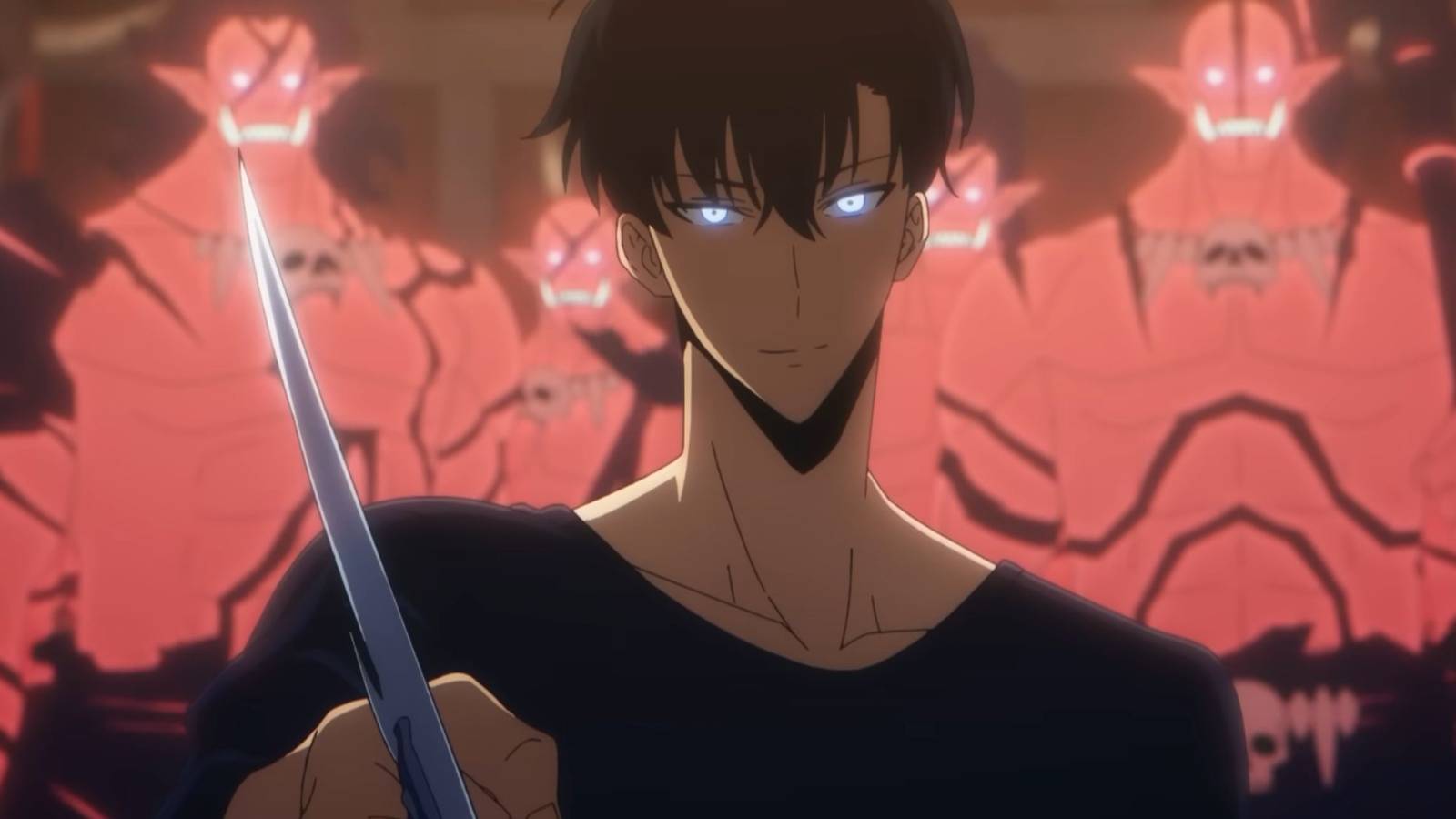 Jinwoo threatens Kargalgan - Solo Leveling