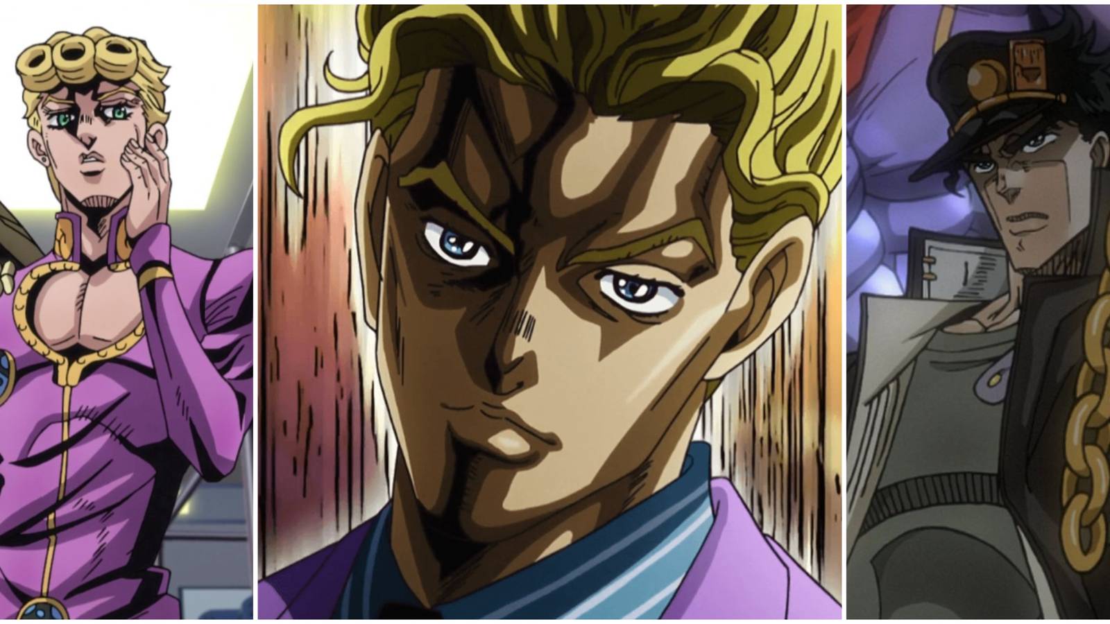 Smartest Jojo Characters- Giorno Kira Jotaro