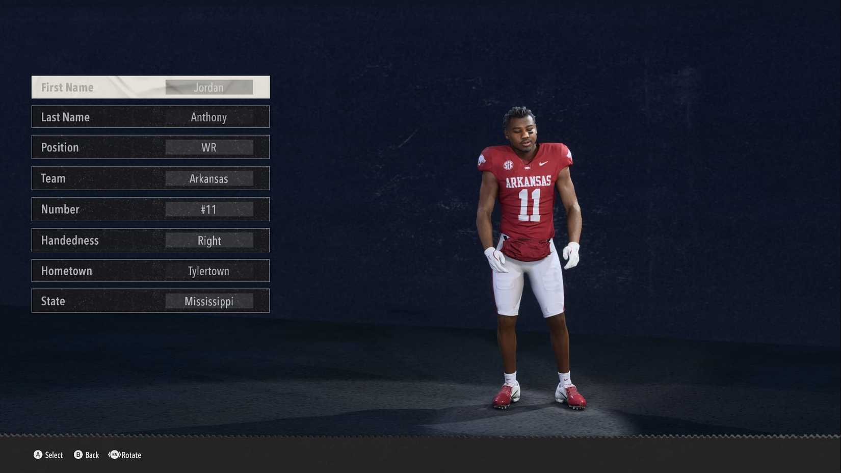 jordan anthony fastest wr in college football 26