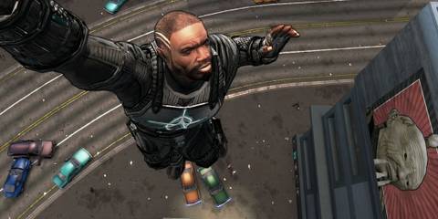 Jumping in Crackdown (Xbox)