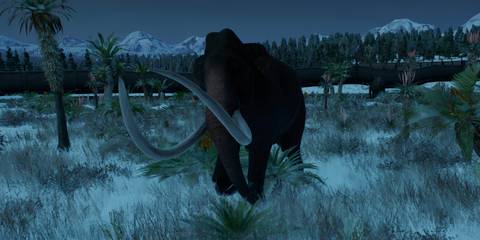 The Columbian Mammoth in Jurassic World Evolution 2