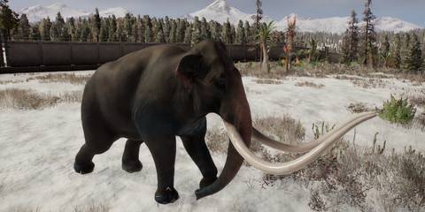 The Columbian Mammoth in Jurassic World Evolution 2